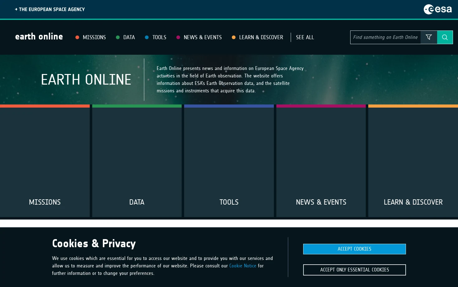 Earth Online 页面快照